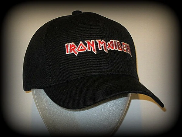 IRON MAIDEN - EMBROIDERED BASEBALL CAP - Adjustable Velcro Back